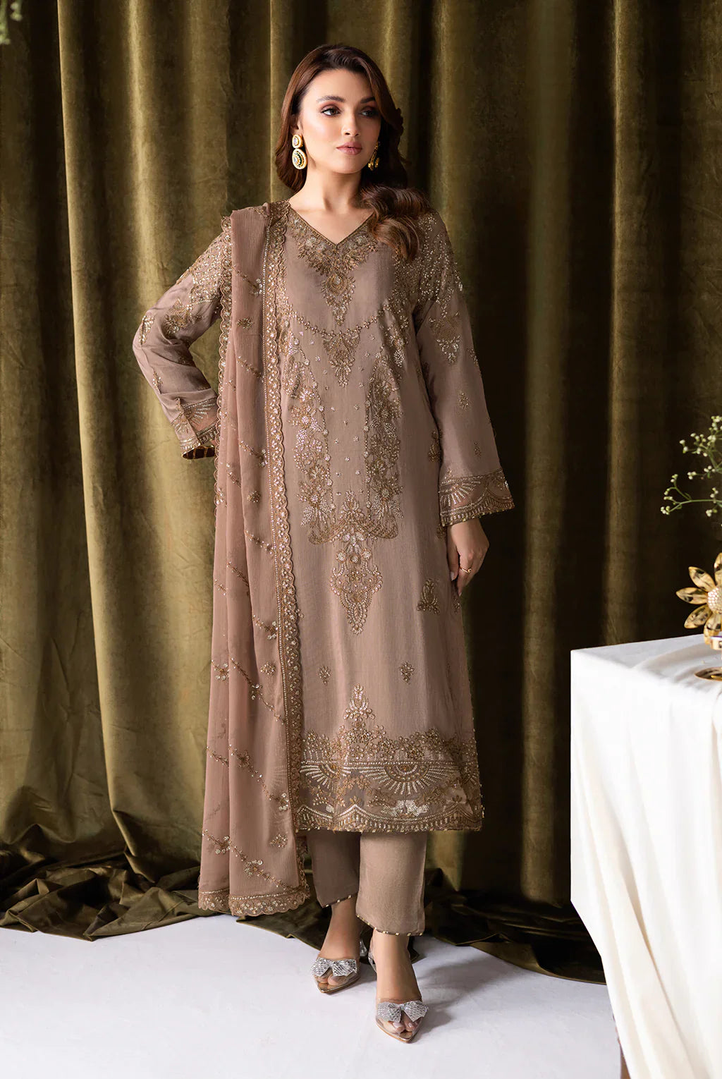 RAMSHA | Aangan Luxury Rawsilk Vol 01. | AA-110