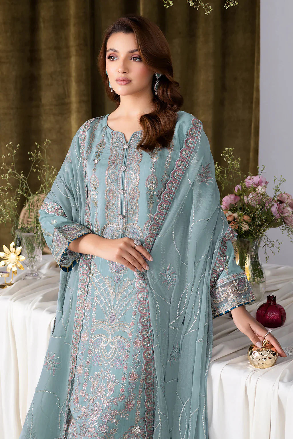 RAMSHA | Aangan Luxury Rawsilk Vol 01. | AA-109
