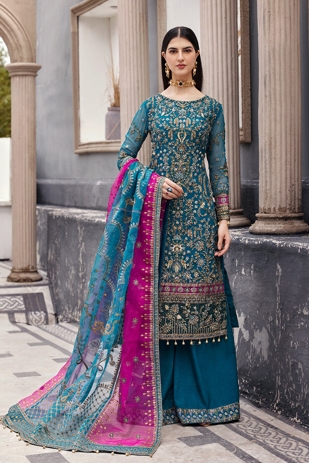 Emaan Adeel | Nawabzadi Wedding Dresses | NW-05 - House Of Anaya