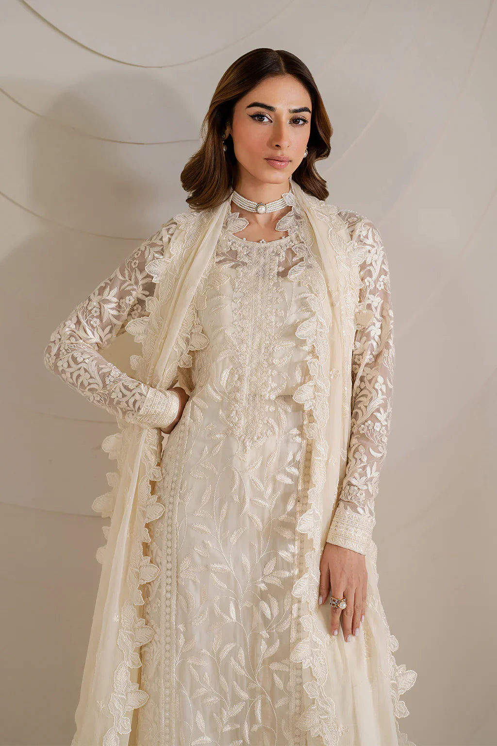 Iznik | Exclusive Formals | UE-391 Embroidered Chiffon