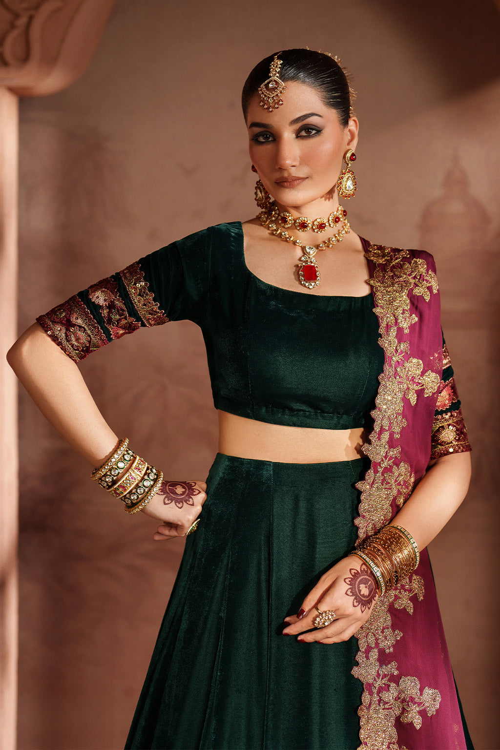 Iznik | Velvet 25 | IV-65 Embroidered Velvet