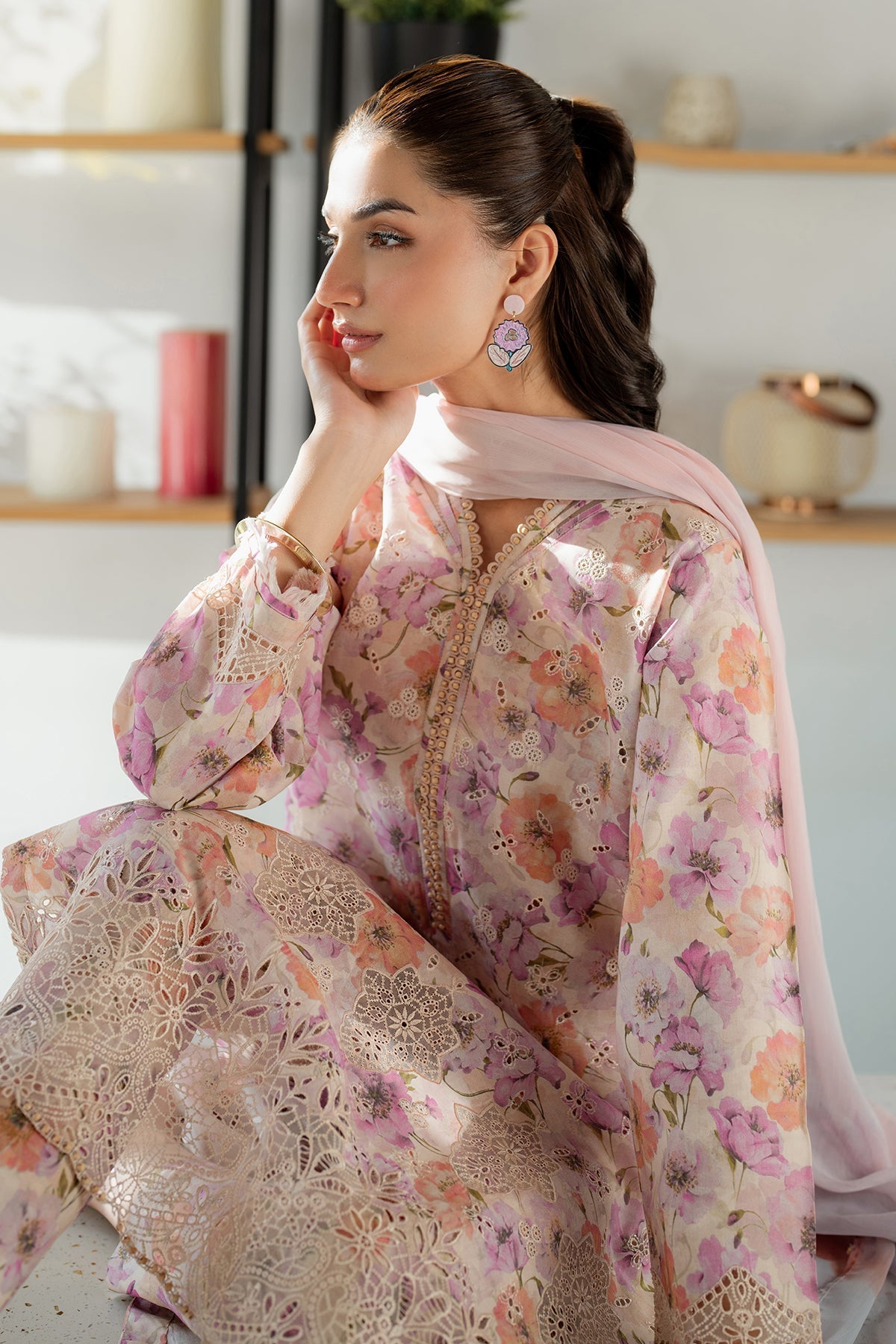 Baroque | Embroidered Lawn | SF-4099