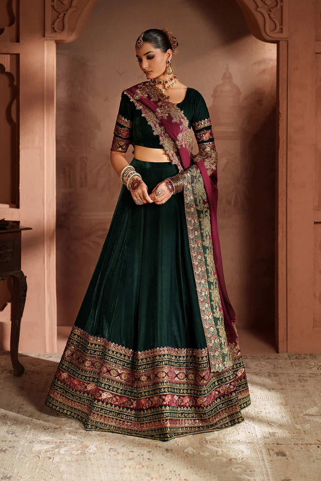 IZNIK | Raagni Velvet Formals | IV-65 Embroidered Velvet