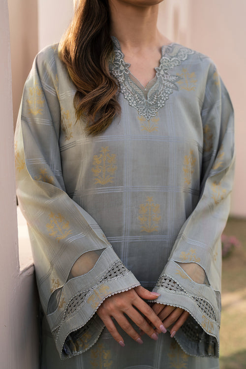 Baroque | Luxury Pret 24 | JACQUARD LAWN UF-603 - House Of Anaya