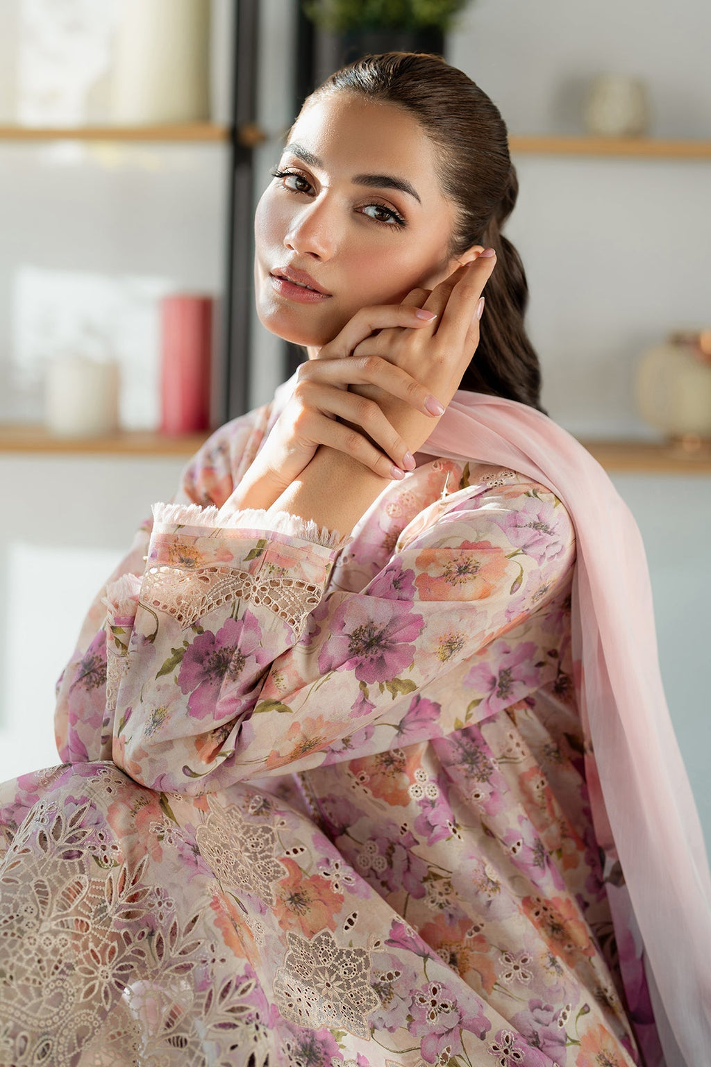 Baroque | Embroidered Lawn | SF-4099