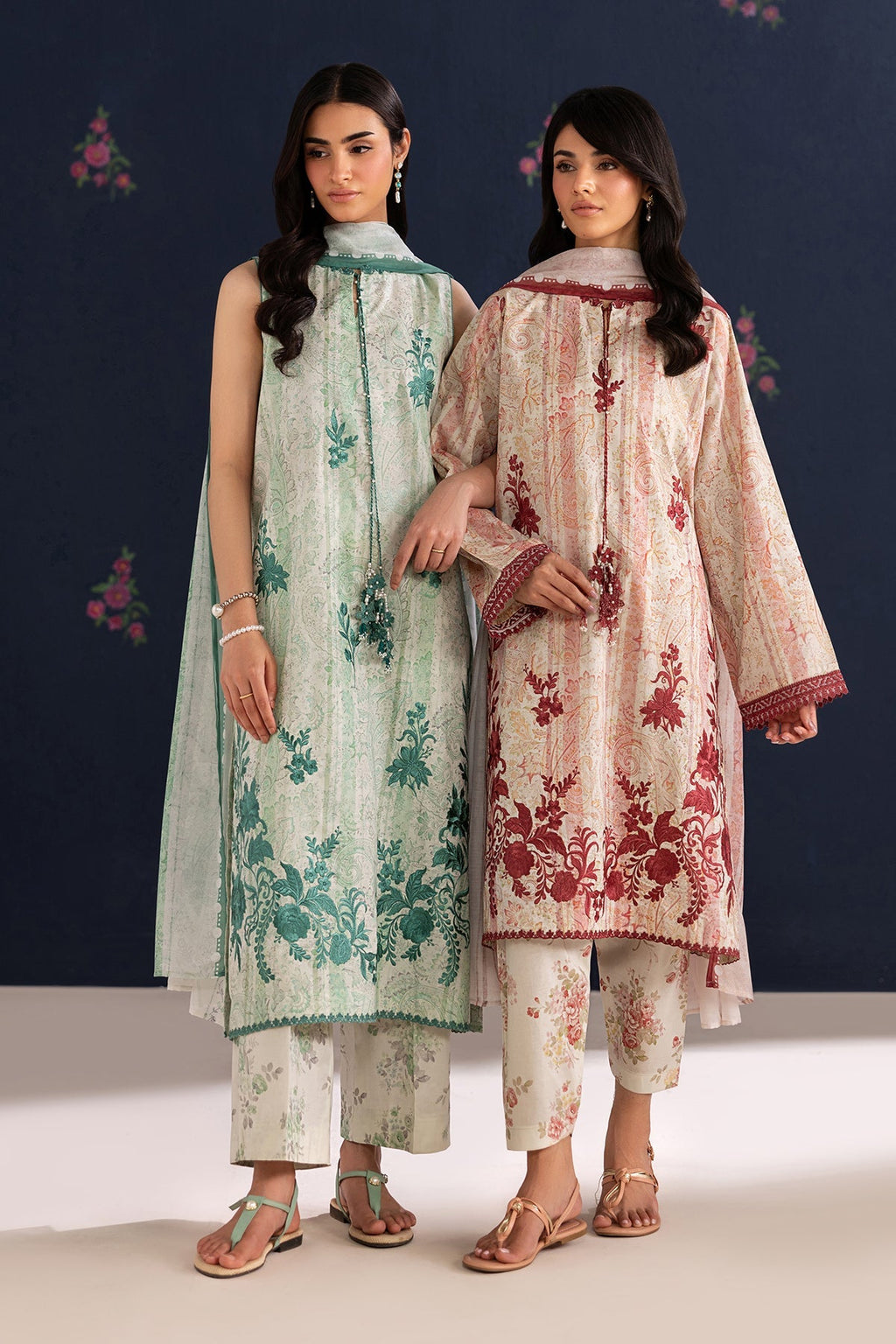 Baroque | Embroidered Lawn | SF-4457