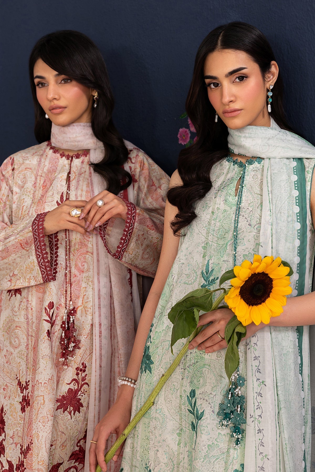 Baroque | Embroidered Lawn | SF-4457