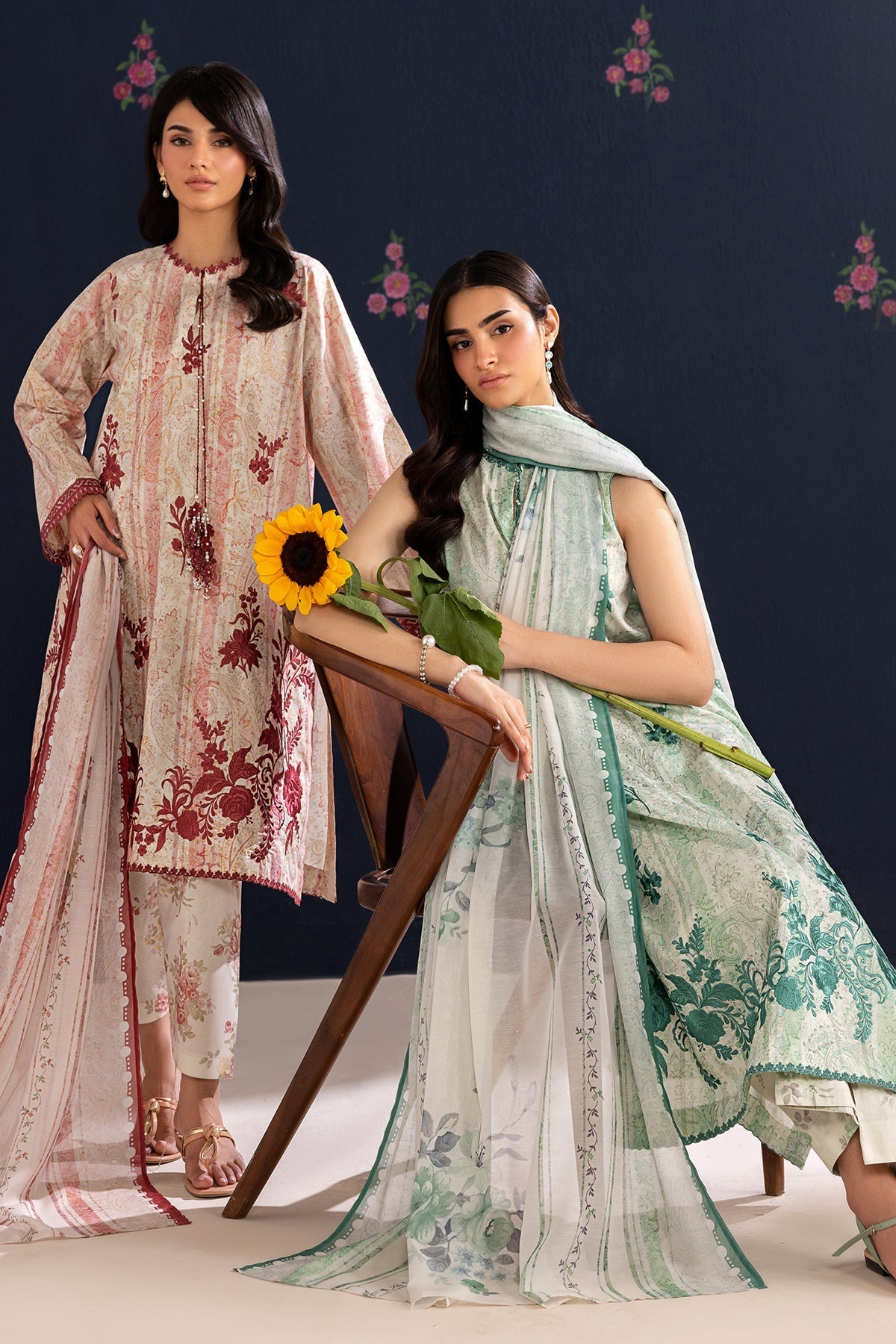 Baroque | Embroidered Lawn | SF-4456