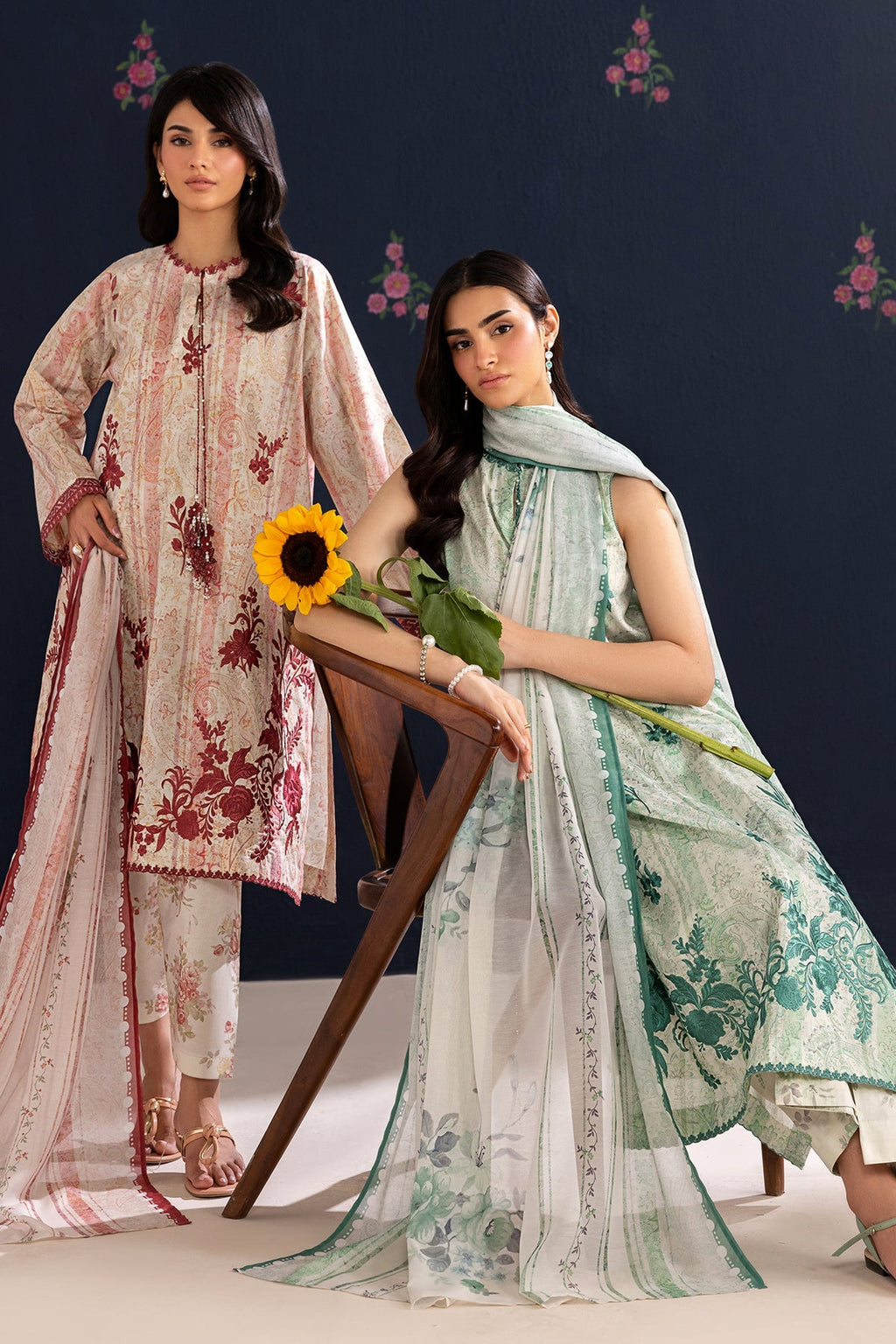Baroque | Embroidered Lawn | SF-4457