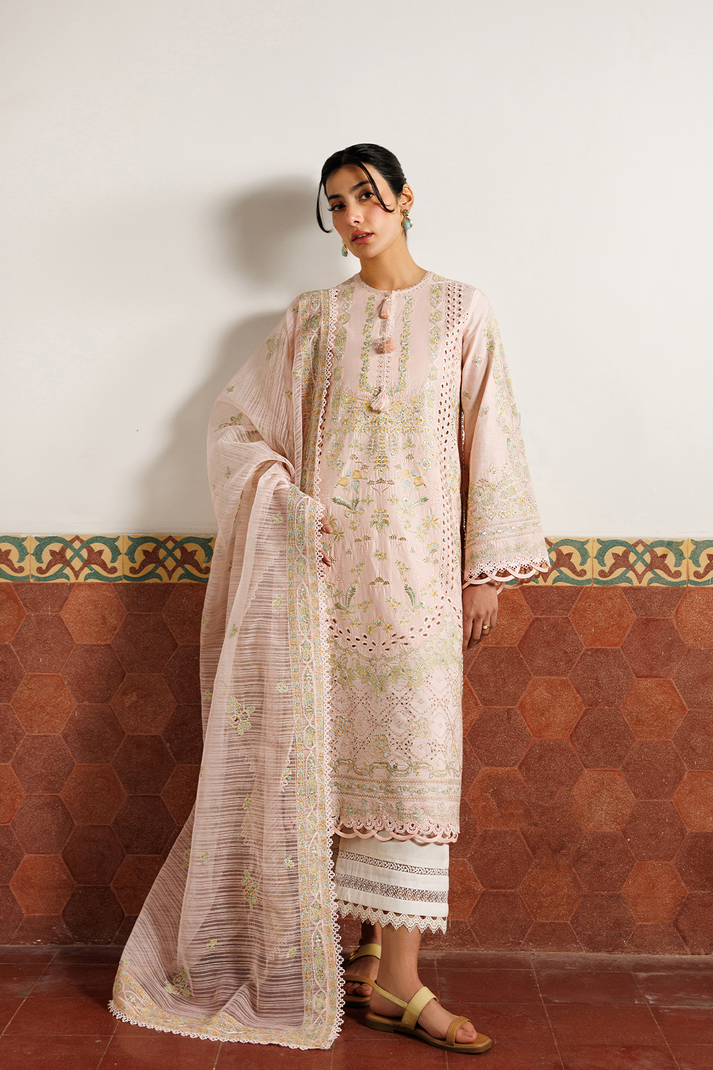 Emaan Adeel | Mirabelle Festive Luxury Lawn | ORCHID ROYALE