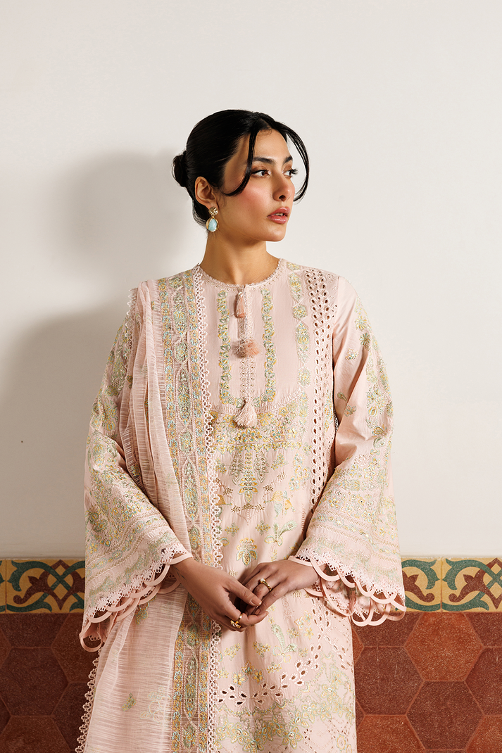 Emaan Adeel | Mirabelle Festive Luxury Lawn | ORCHID ROYALE