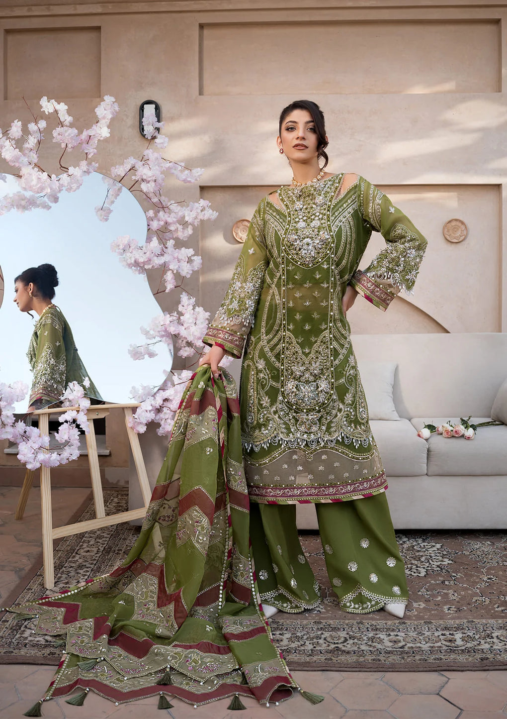 Elaf Premium | Formal Handwork Collection | EFH-08 PARWAANA - House Of Anaya