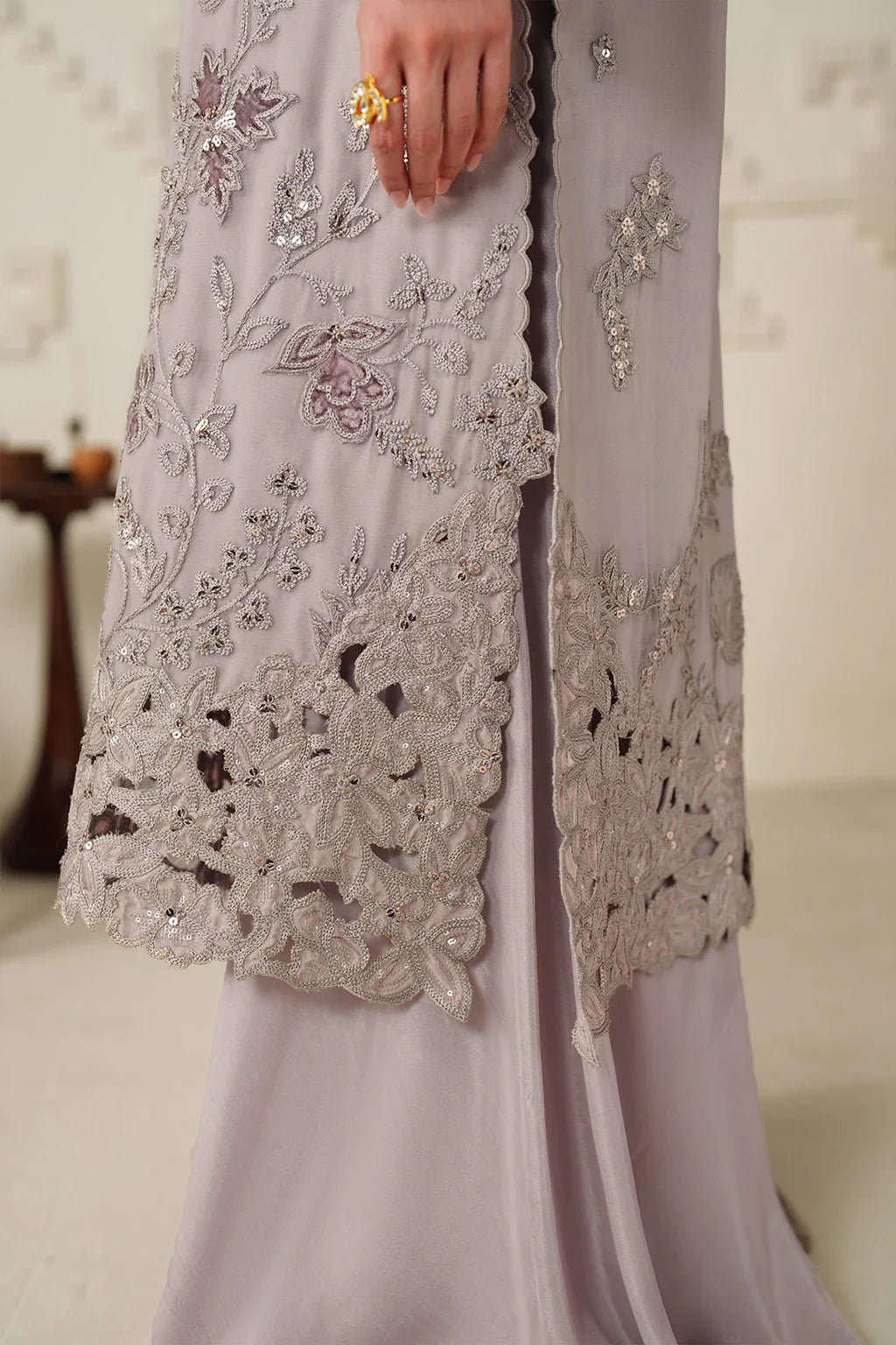 Iznik | Festive Formals | UE-618 Embroidered Chiffon