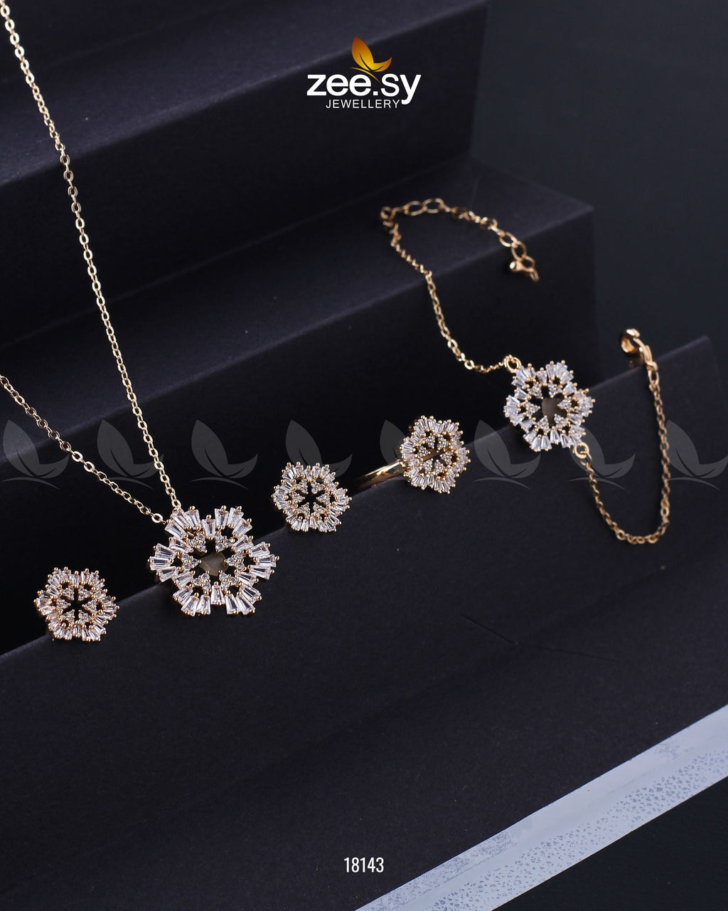 Snowflake Pendant Set - Libasekhas