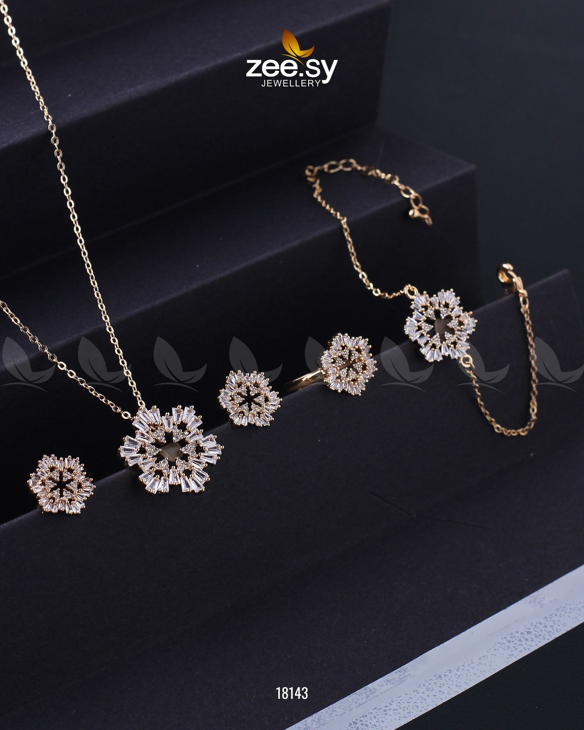 Snowflake Pendant Set - Libasekhas