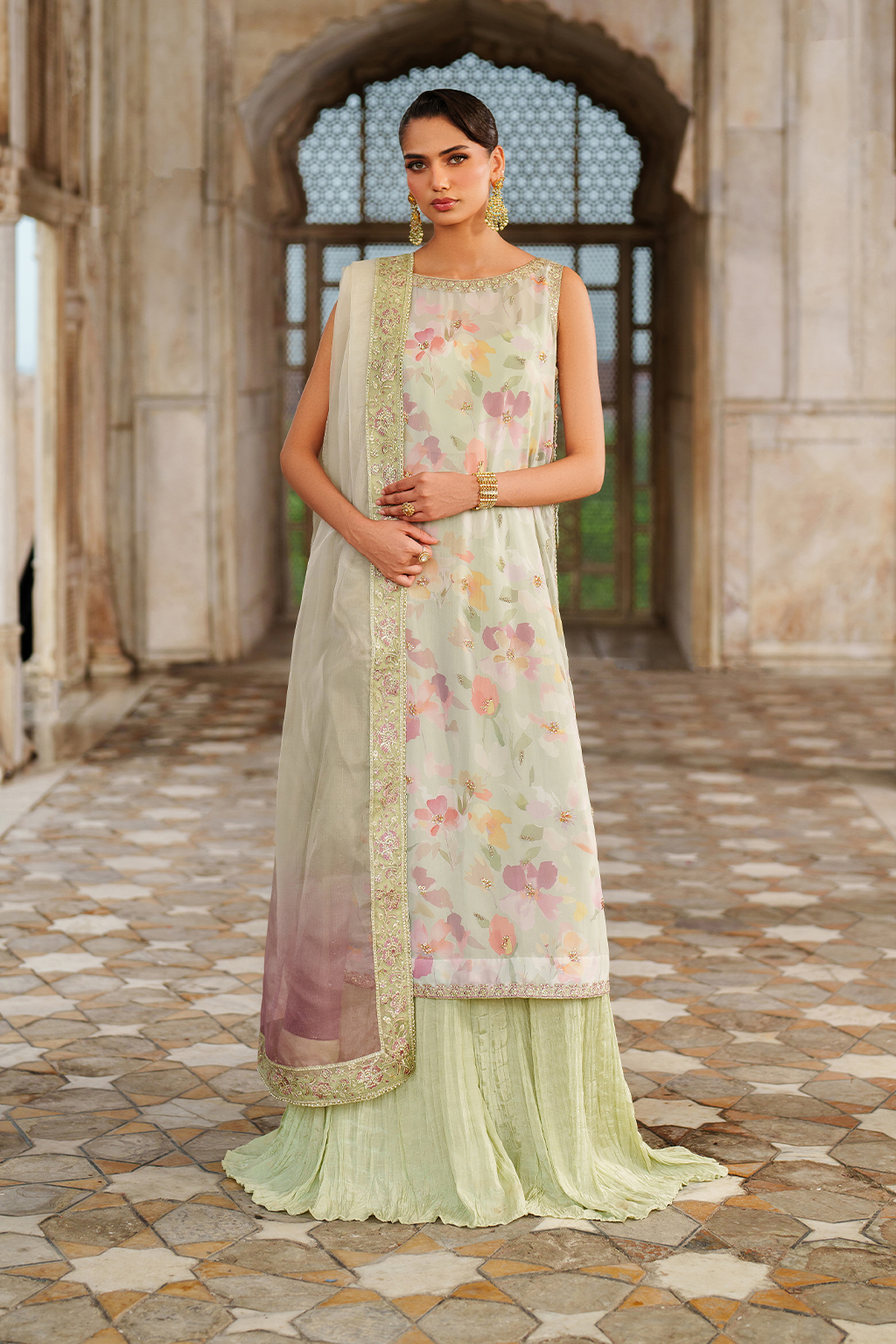 Iznik | Exclusive Formals | UE-549  Printed Chiffon