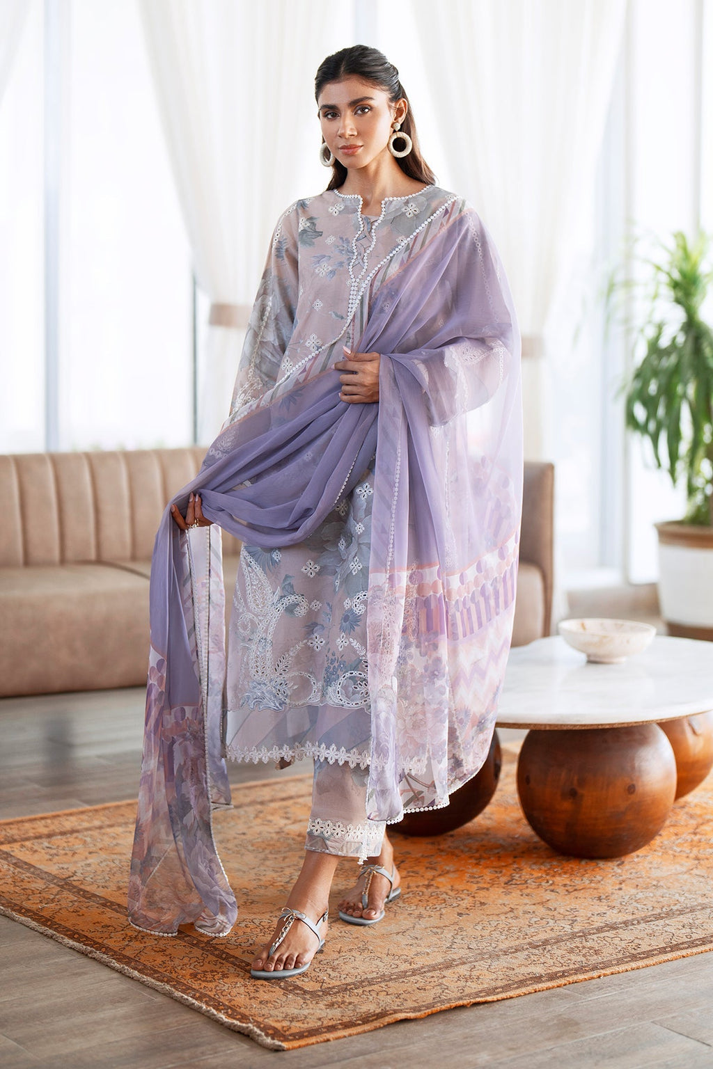 Baroque | Embroidered Lawn | SF-4079