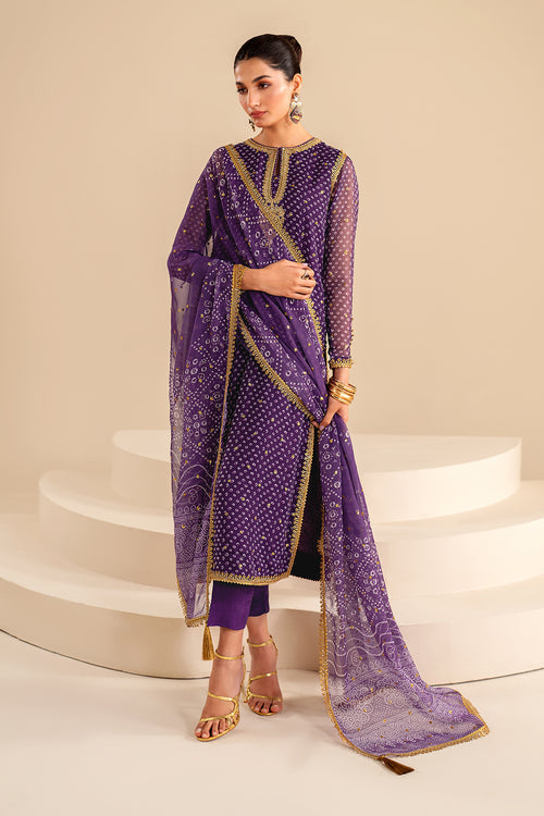 Baroque | Luxury Pret 24 | CHIFFON UF-625 - House Of Anaya