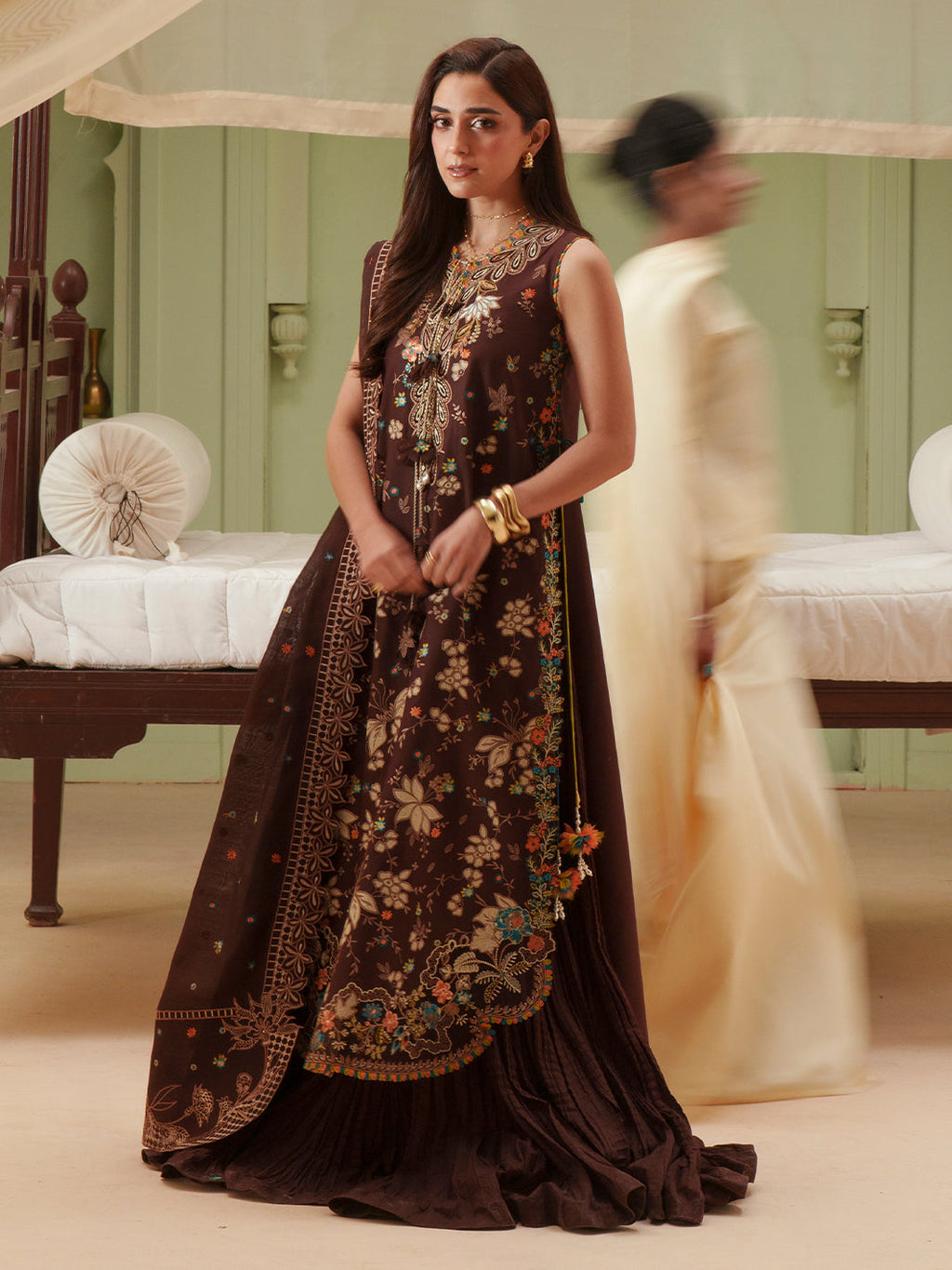 Bin Ilyas | Mashriq Luxury Lawn 26 | D-117-B