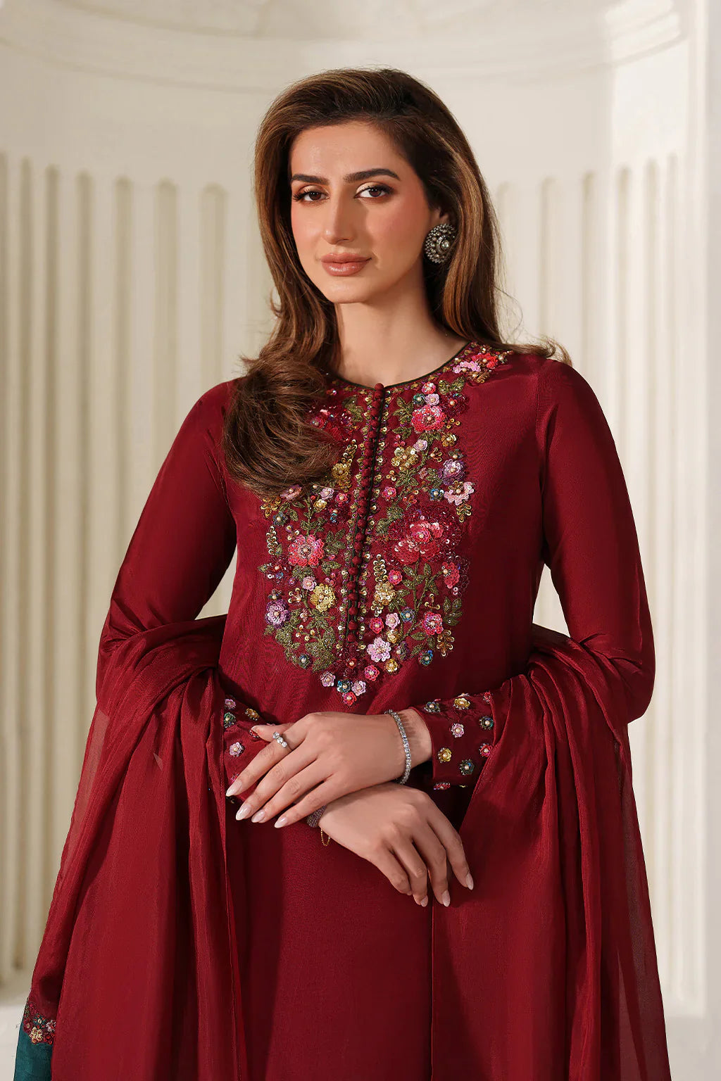 Iznik | Festive Formals | UE-612 Ramen Silk