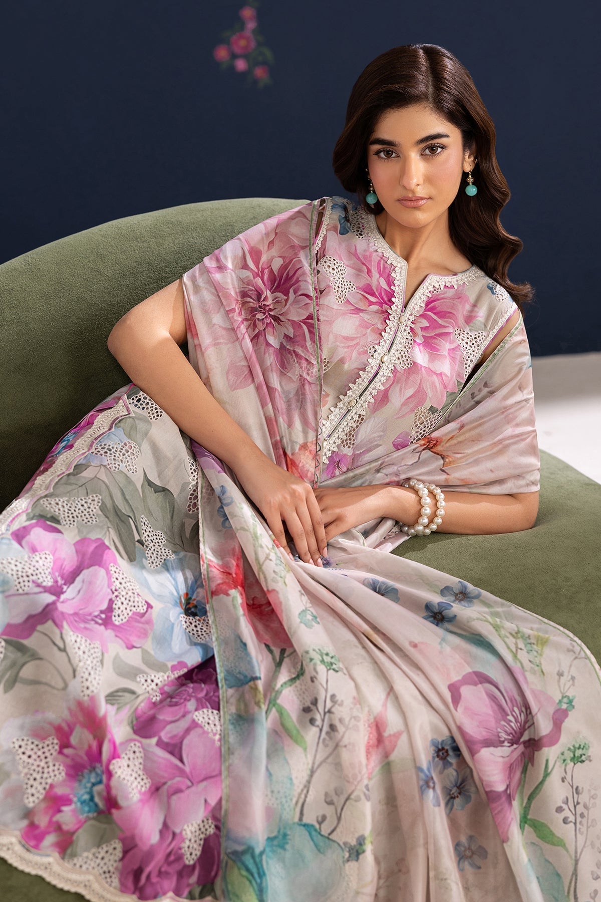 Baroque | Embroidered Lawn | SF-4458