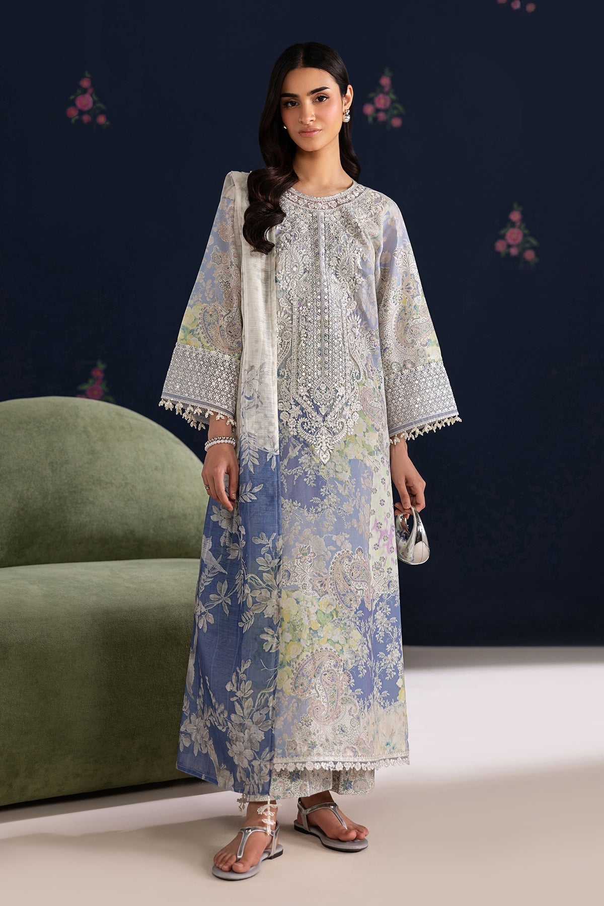 Baroque | Embroidered Lawn | SF-4459