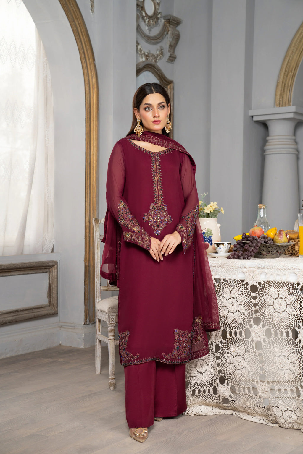 Sifa | Semi Formals | SF-25 - Red