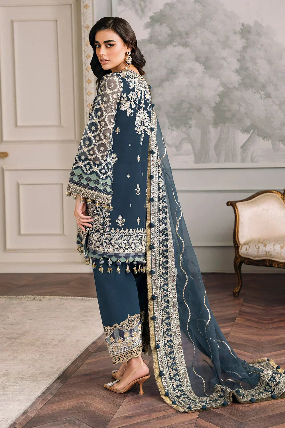 Baroque | Chantelle Embroidered Collection | CH12-01 - House Of Anaya