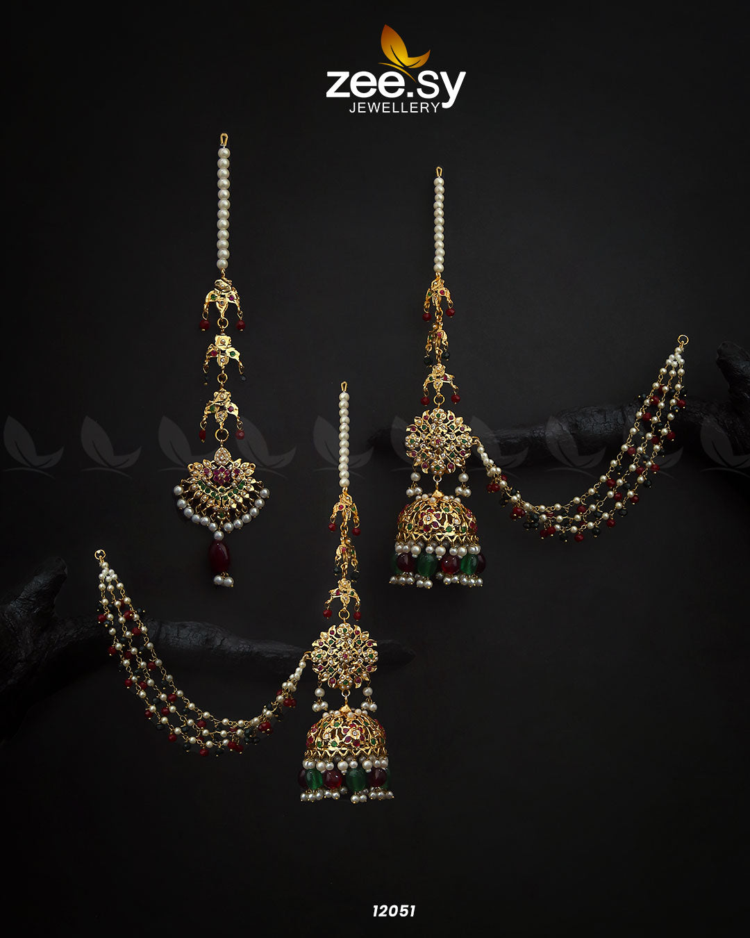 Glamourous Jhumka Earrings - Libasekhas