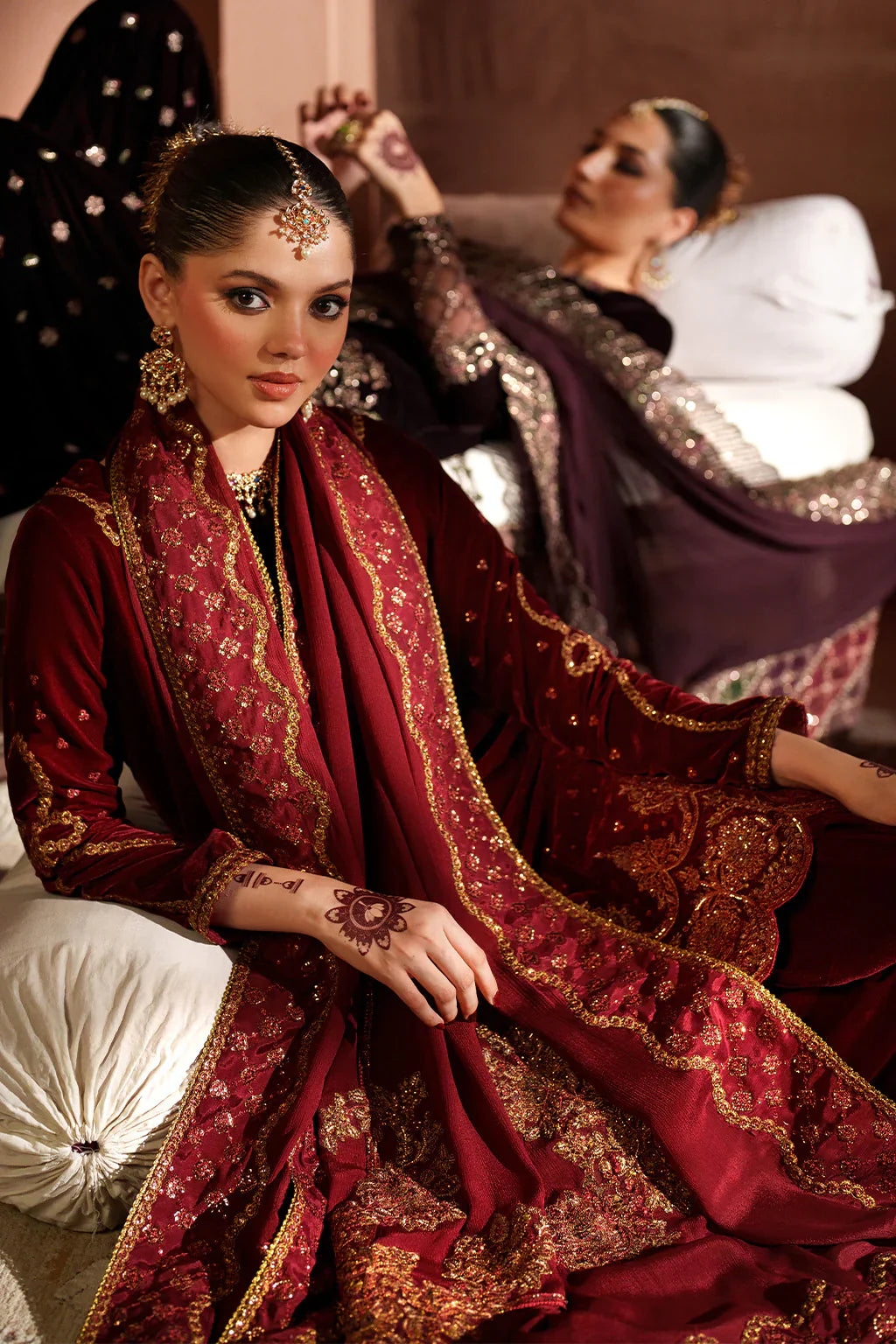 IZNIK | Raagni Velvet Formals | IV-61 Embroidered Velvet