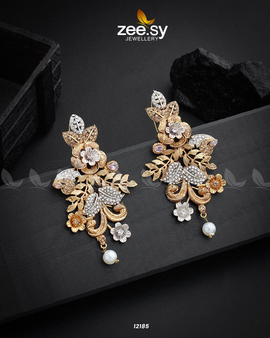 Floral Earrings - Libasekhas