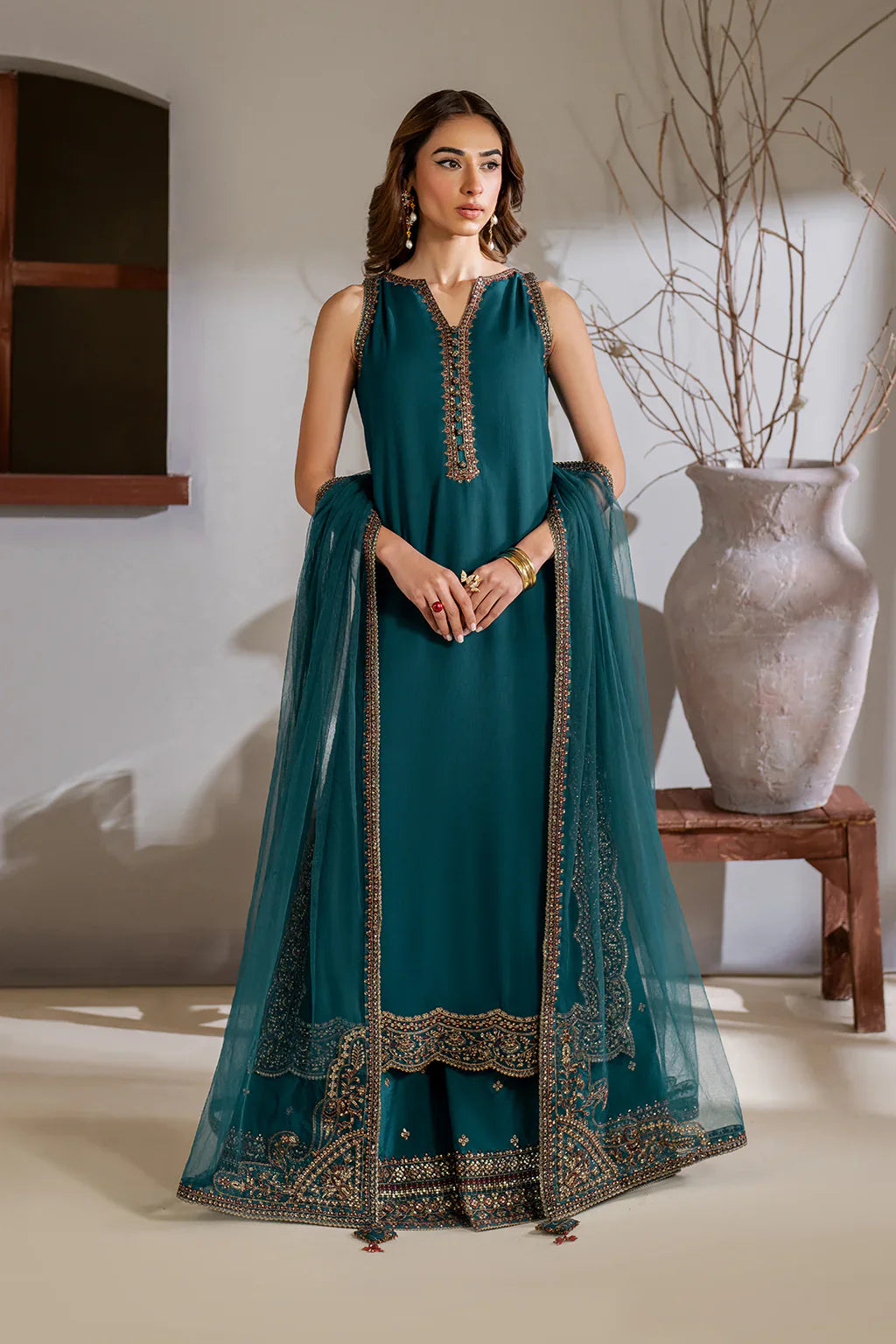 Iznik | Chinon Chiffon | CC-51 Embroidered Chiffon