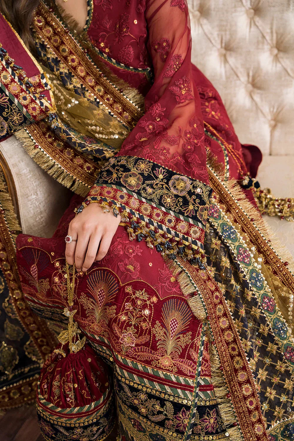 Baroque | Chantelle Embroidered Collection | CH12-07 - House Of Anaya