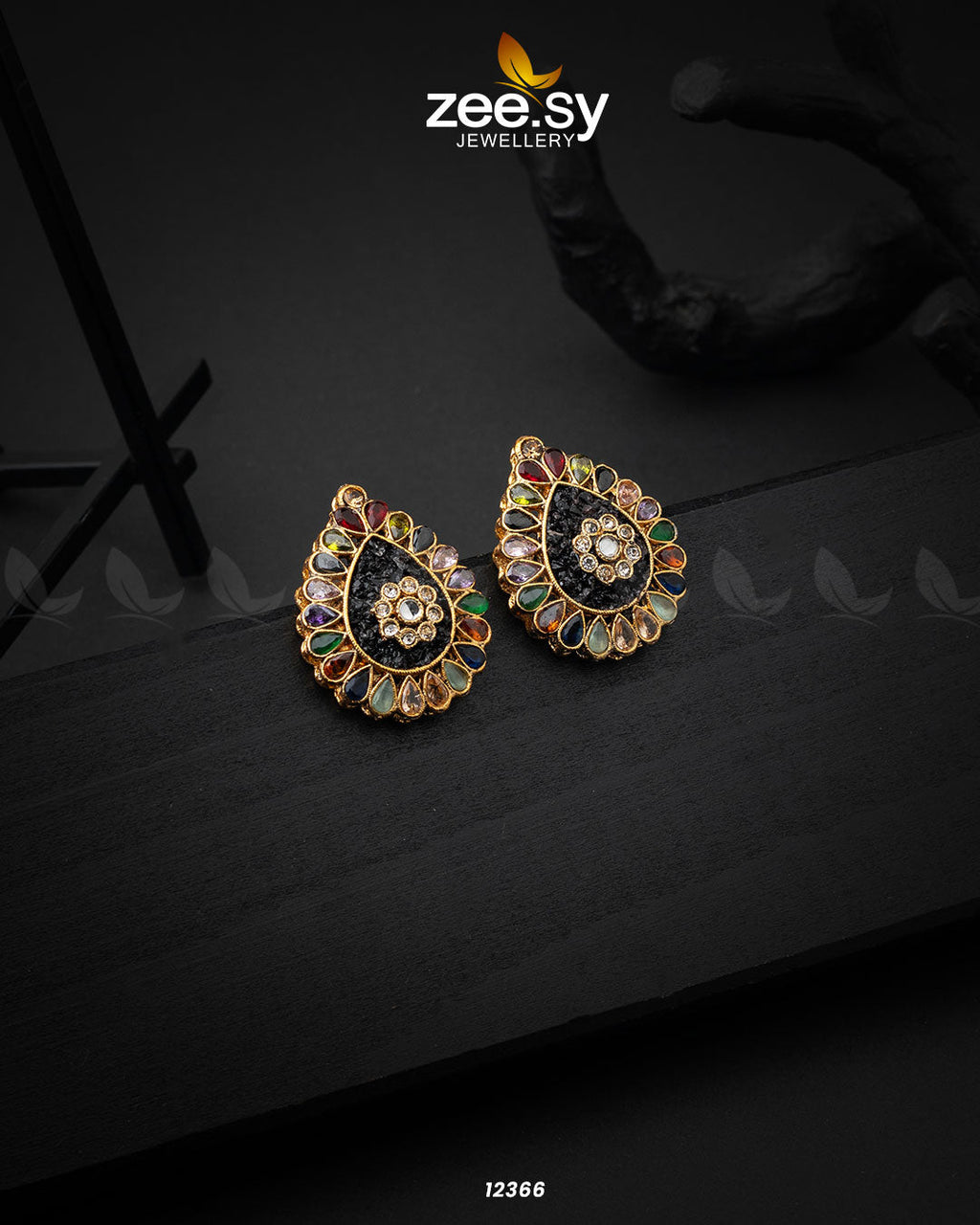 Slate Crush Earrings - Libasekhas