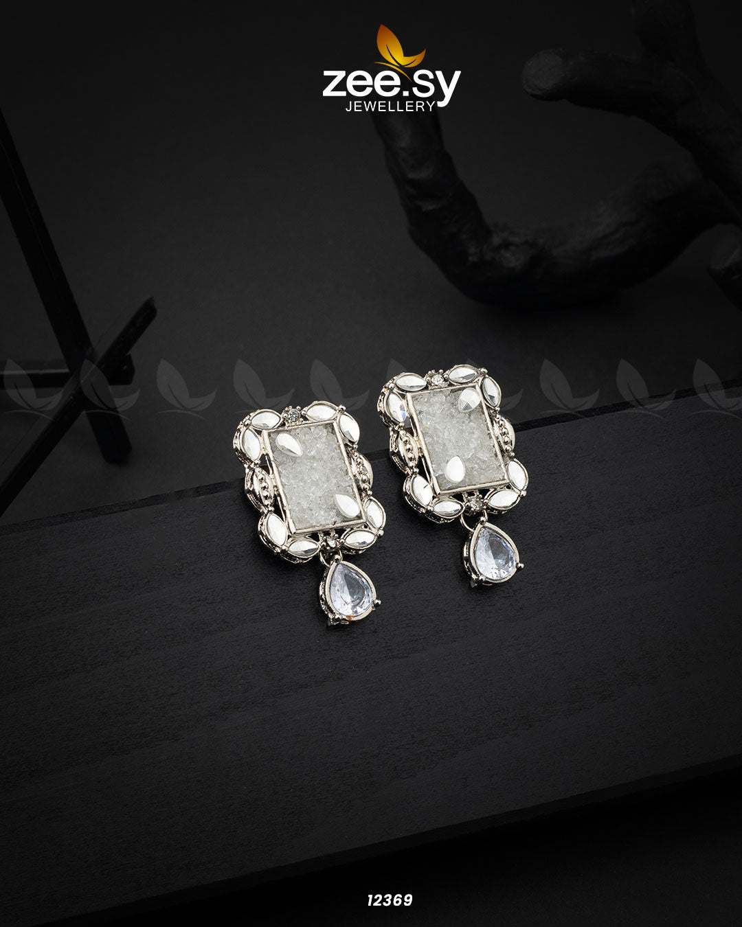 Agate Studs Earrings - Libasekhas