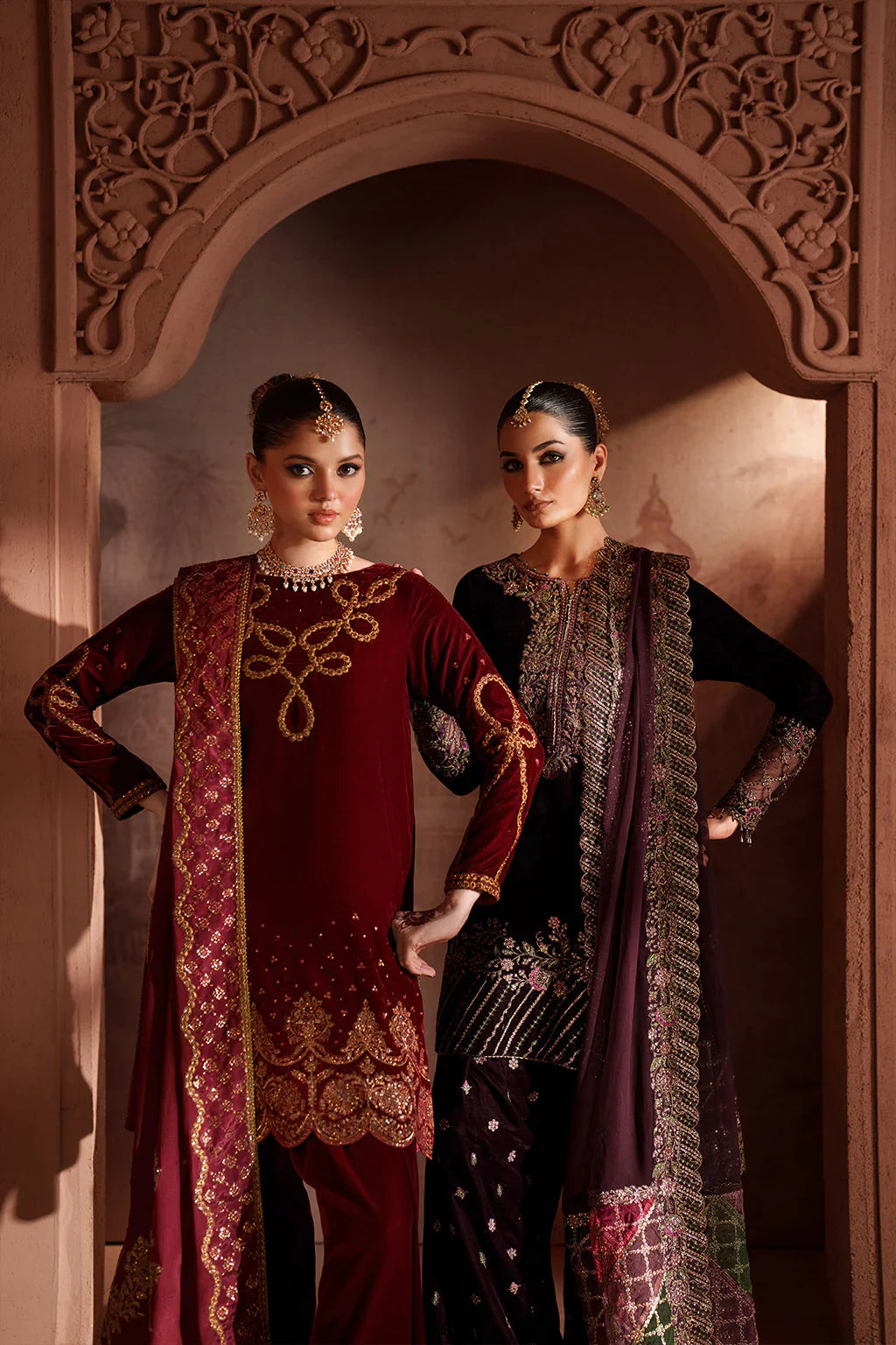 IZNIK | Raagni Velvet Formals | IV-61 Embroidered Velvet