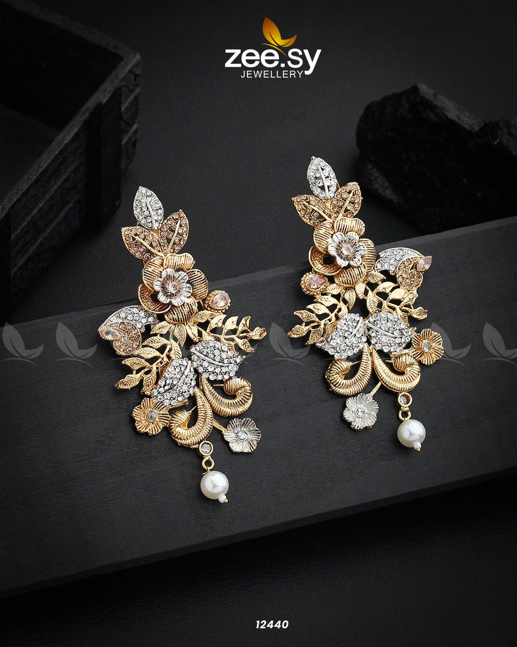 Floral Earrings - Libasekhas