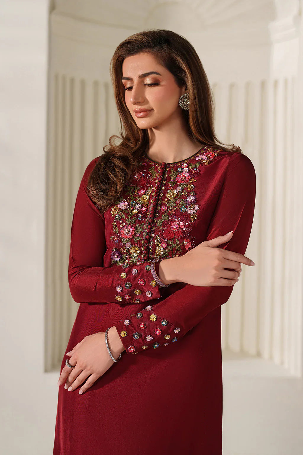 Iznik | Festive Formals | UE-612 Ramen Silk