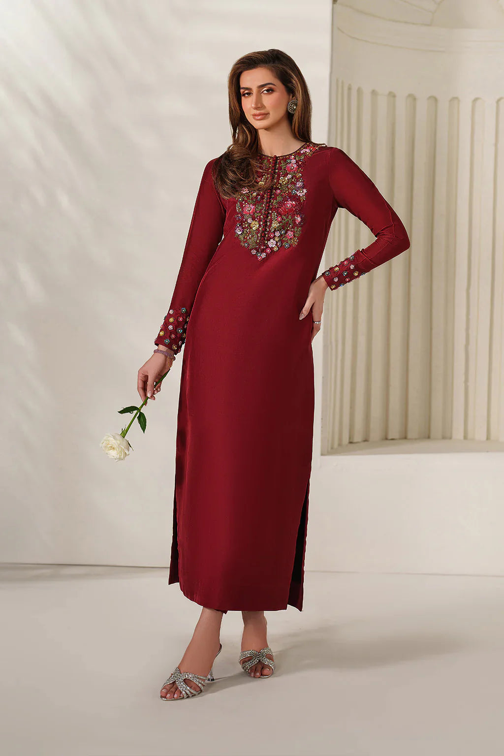 Iznik | Festive Formals | UE-612 Ramen Silk