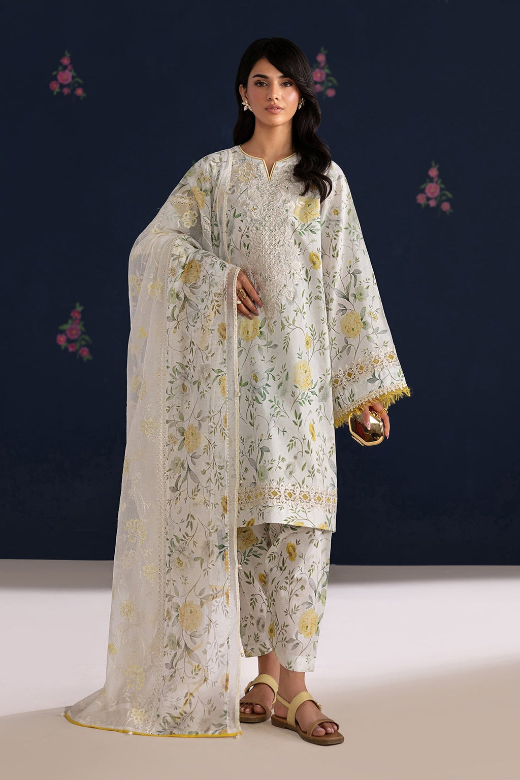 Baroque | Embroidered Lawn | SF-4460