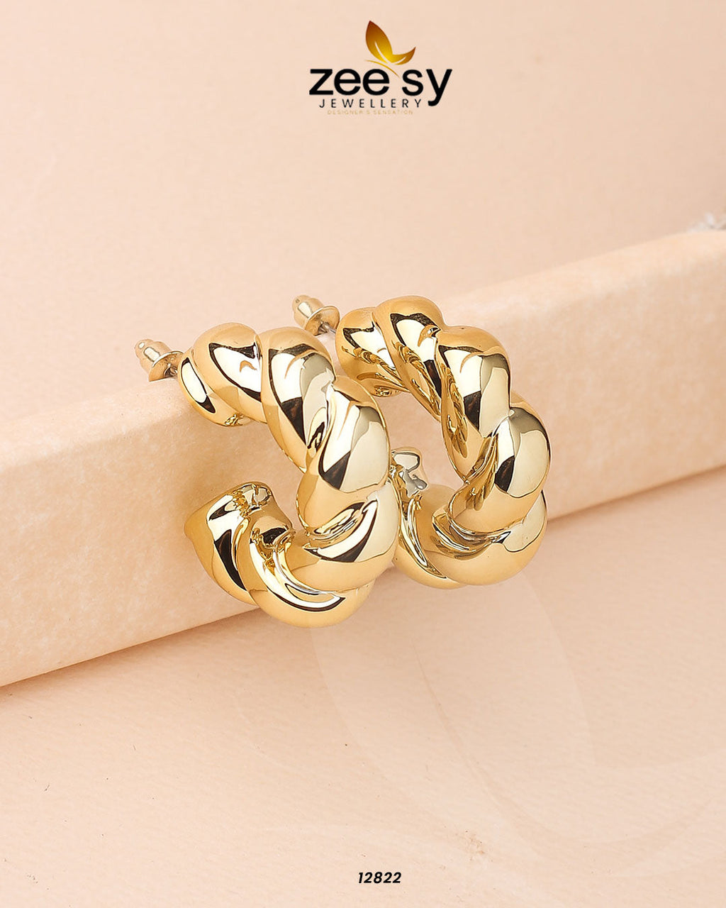 Twisted Hoop Earring - Libasekhas