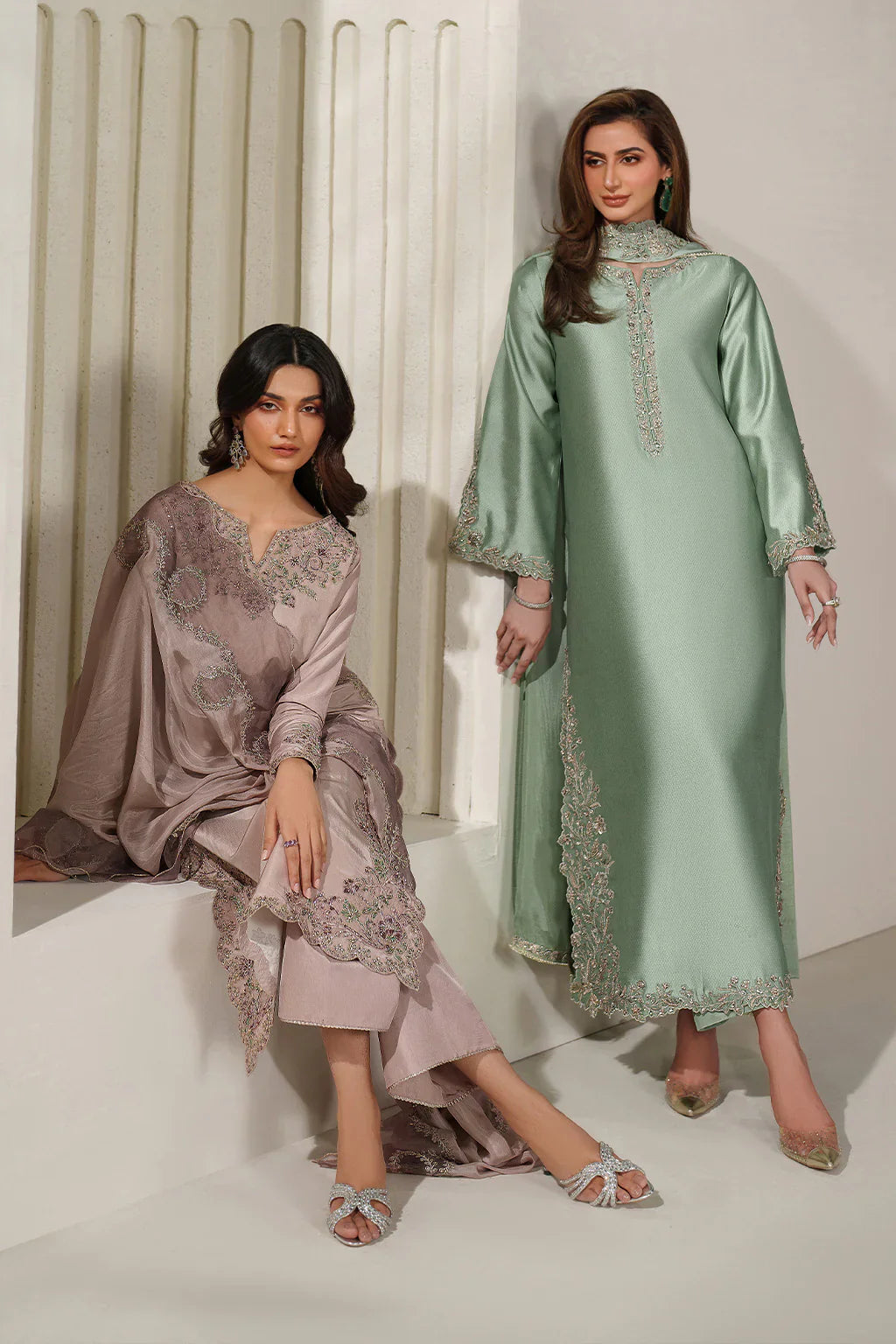 Iznik | Festive Formals | UE-615 Textured Silk