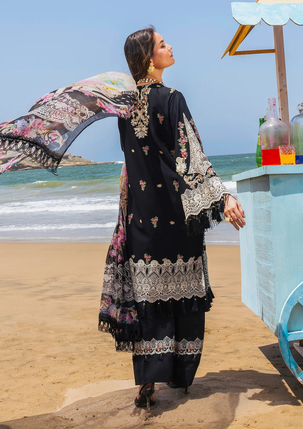 Elaf Premium | Hai Kuch Festive Lawn 24 | EHK-09 Nafees - House Of Anaya