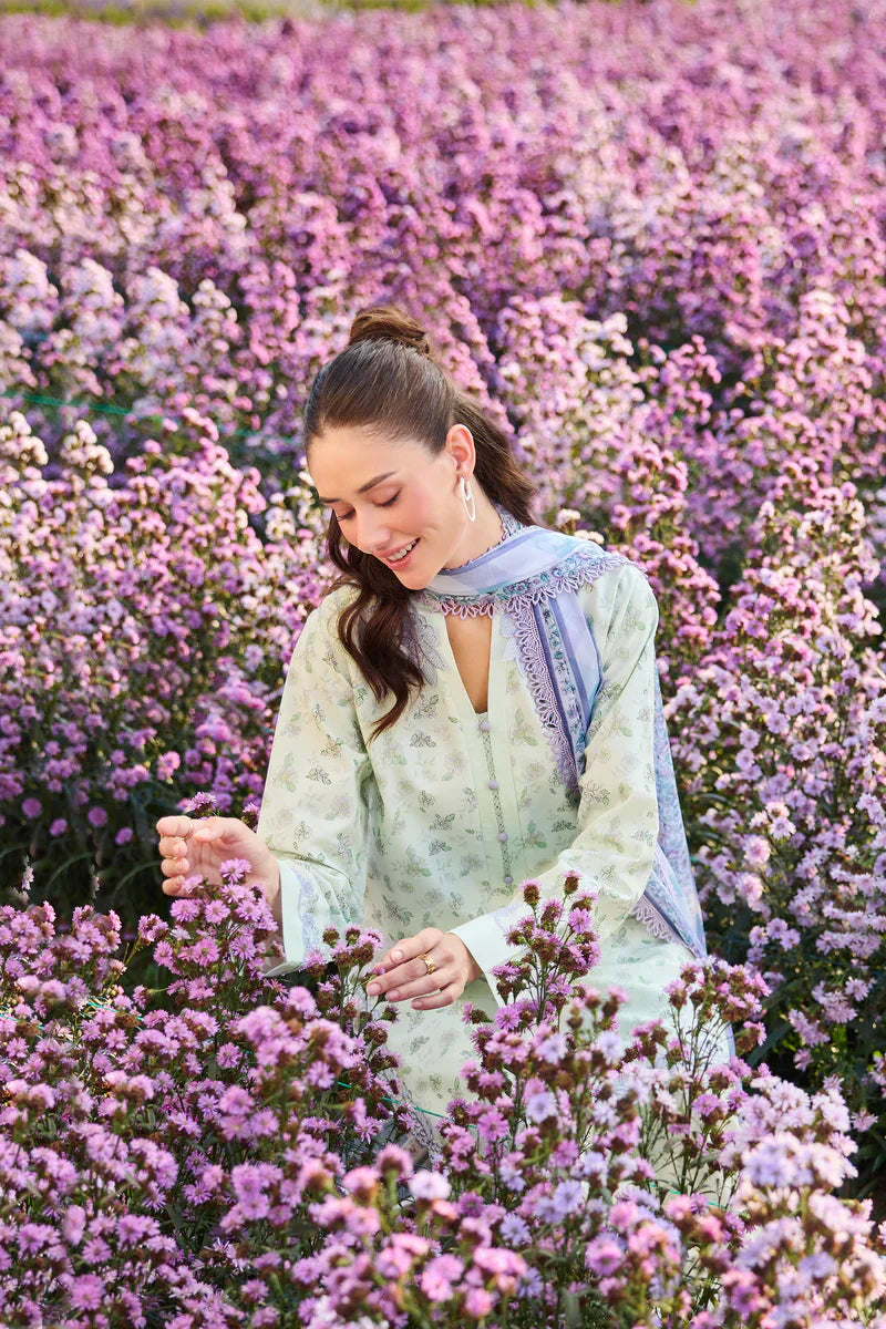 Farasha | Printed Essentials’26 | Mint Petaline