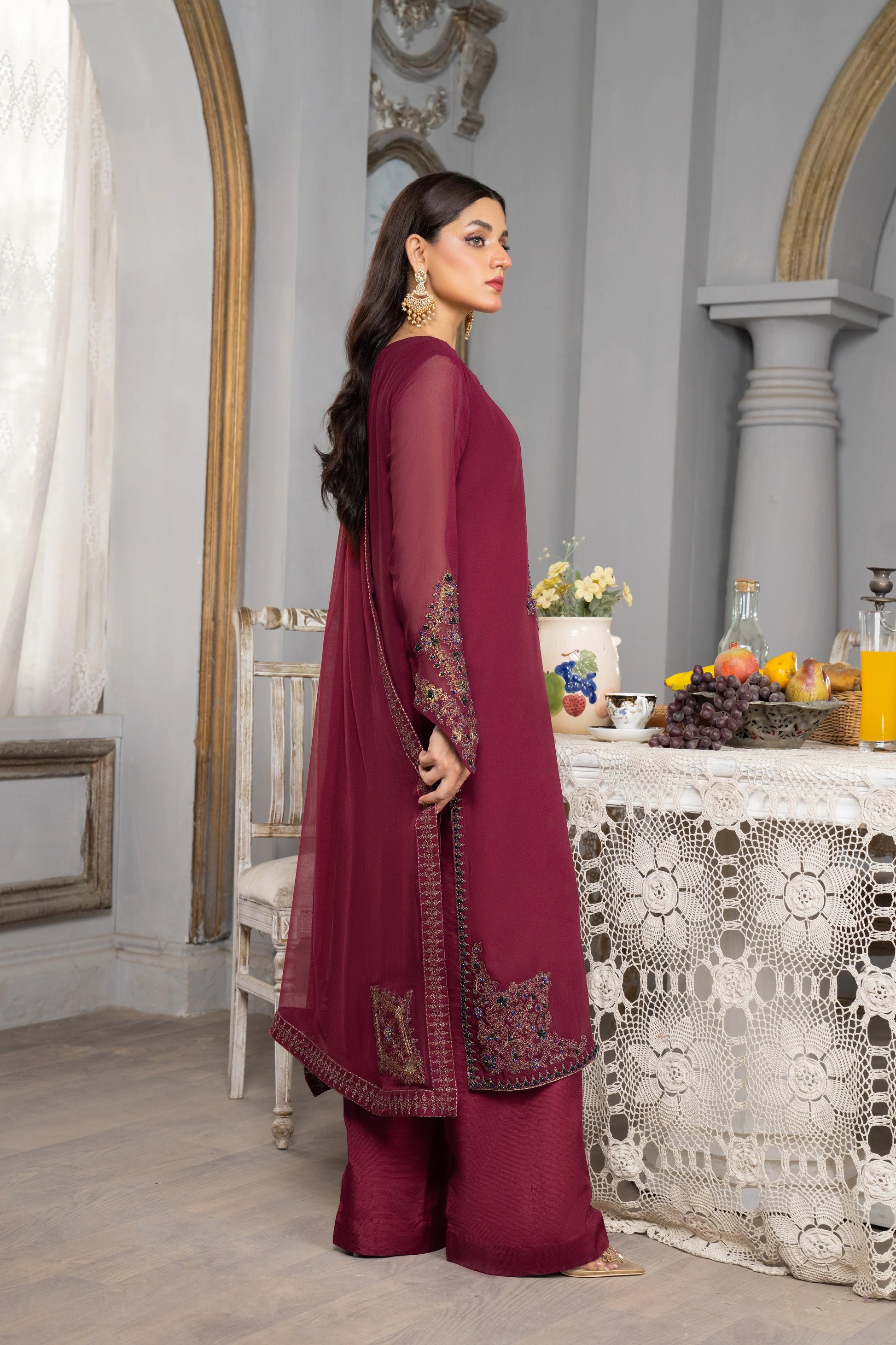 Sifa | Semi Formals | SF-25 - Red