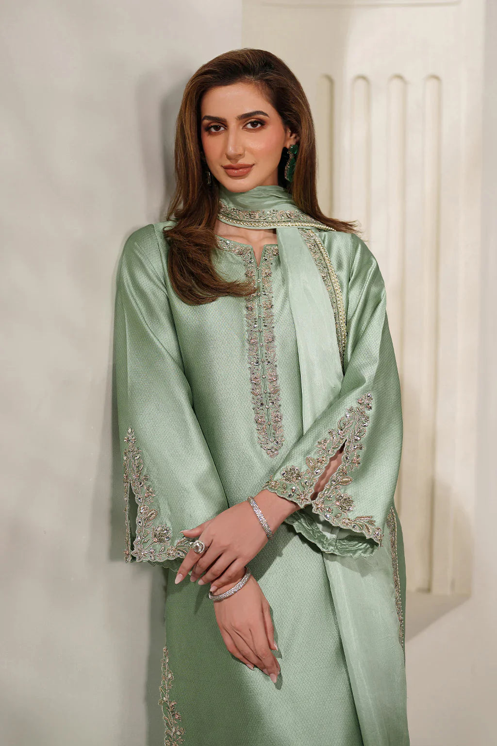 Iznik | Festive Formals | UE-615 Textured Silk
