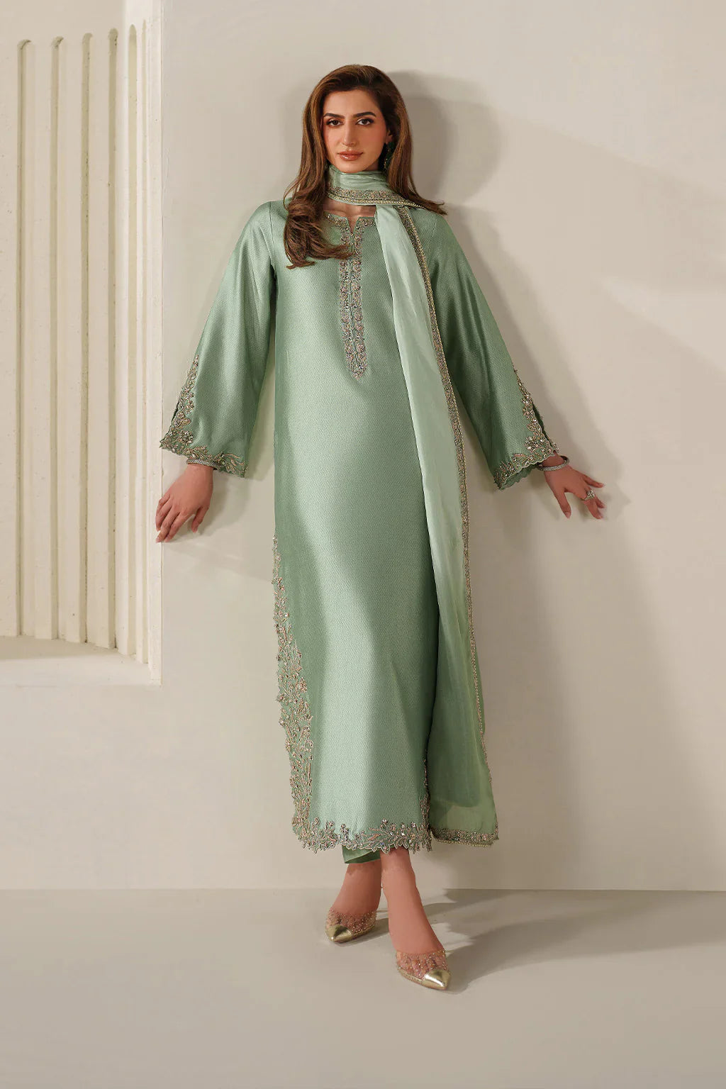Iznik | Festive Formals | UE-615 Textured Silk