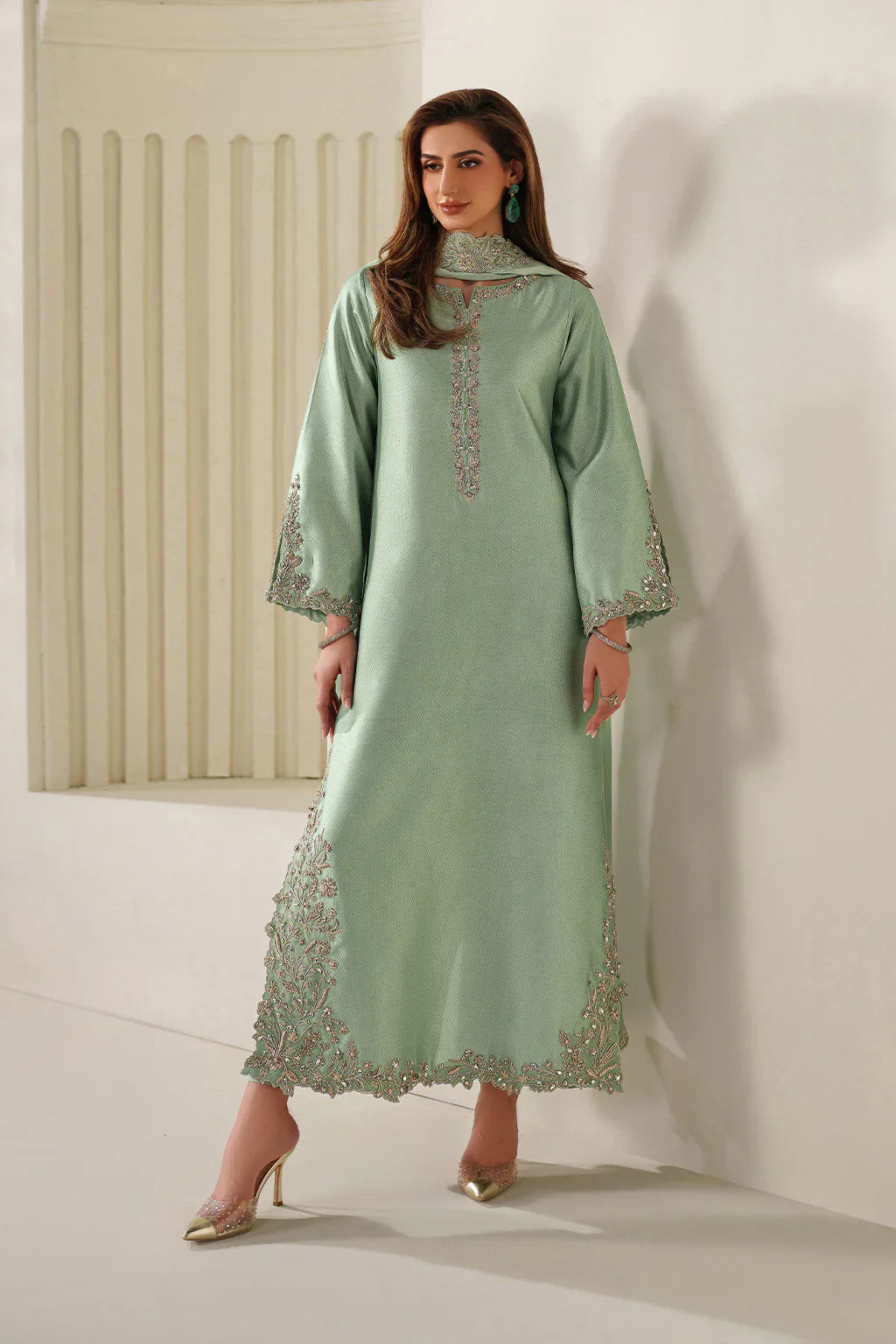 Iznik | Festive Formals | UE-615 Textured Silk