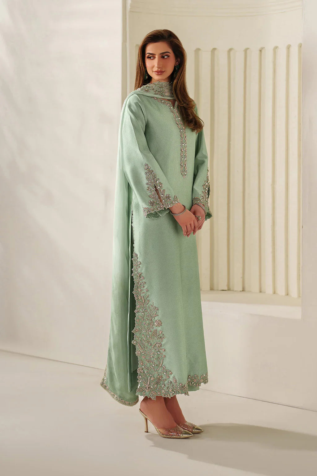 Iznik | Festive Formals | UE-615 Textured Silk