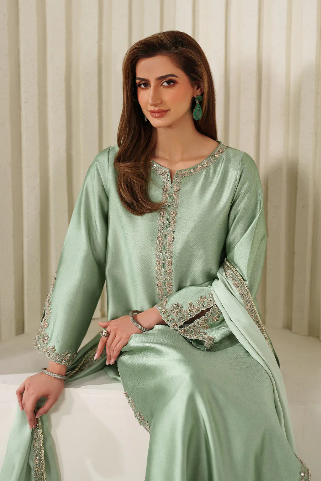 Iznik | Festive Formals | UE-615 Textured Silk